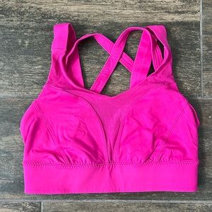 Lululemon High Impact Hot Pink Sports Bra size 8